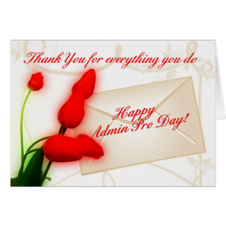administrative pro day cards zazzle administrative day cards