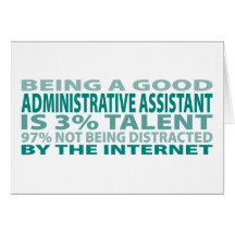 Administrative Assistant 3% Talent Card