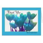 Administrative Assistant Day Card -- Blue Tulips