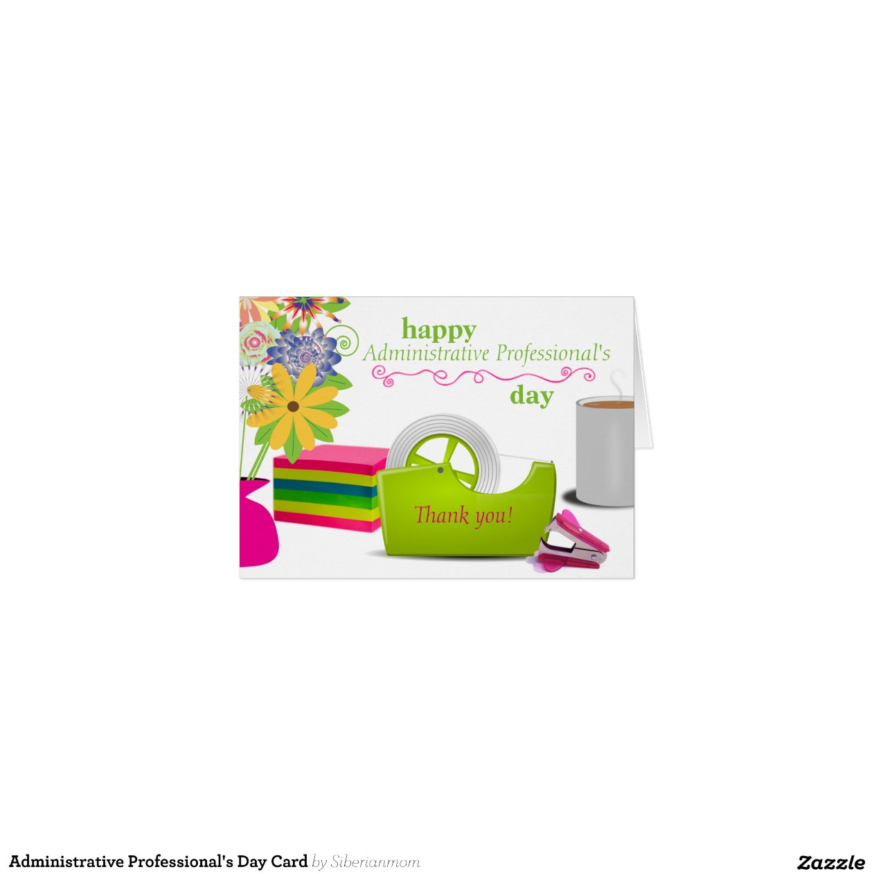 Administrative Professional's Day Card Zazzle