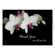 Administrative Professionals Day Card -- Orchids