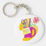 Administrative Professionals Day Design Keychain