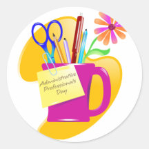 Administrative Professionals Day Design Sticker