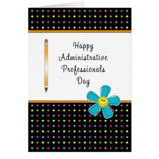 Administrative Professionals Day Greeting Card Zazzle