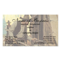 Admirable Outlaw by NC Wyeth Business Card Templates