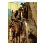 Admirable Outlaw by NC Wyeth Greeting Cards