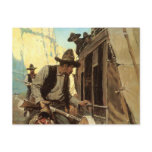 Admirable Outlaw by NC Wyeth Postcard