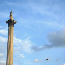 Admiral Nelson and his bird. photo sculptures by reedofsur Admiral Nelson and his bird. photo sculptures