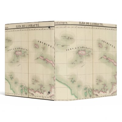 Admiralty Islands Oceania no 24 3 Ring Binder by davidrumsey