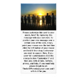 Admiring the Sunset Personalized Photo Card