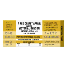 Admission Ticket Invite [Gold]