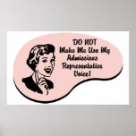 Admissions Representative Voice Posters