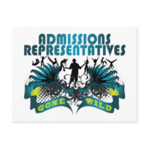 Admissions Representatives Gone Wild postcards by busybrain Admissions Representatives Gone Wild postcards
