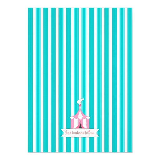 Admit One Carnival Girl Birthday Party Invitation