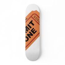 admit one skateboards