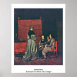 Admonition By Gerard Ter Borch The Younger Print