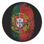 ADN Português (DNA) - Tugas Camisas e Presentes Sticker