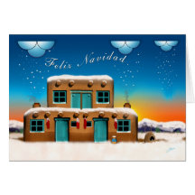 Adobe Casa Christmas Greeting Card