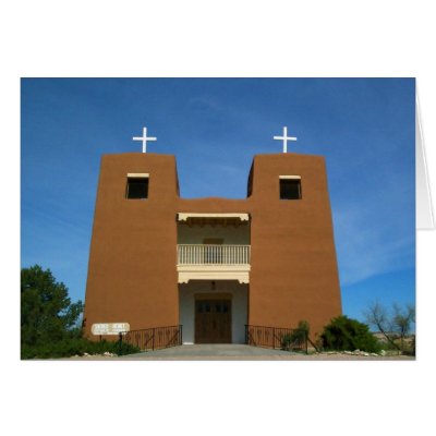 Adobe Church, New Mexico Cards by Rebecca_Reeder
