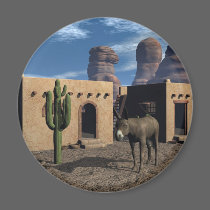 Adobe Dwellings and Burro magnets