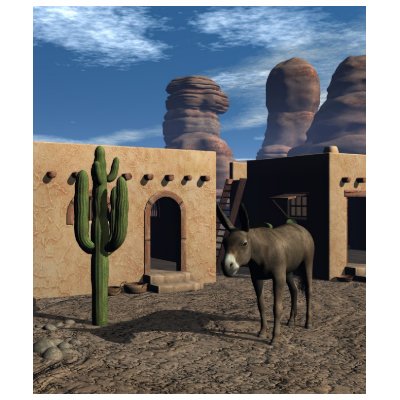 Adobe Dwellings and Burro Shirts by jasonmit