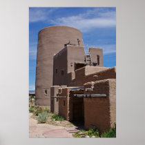 Adobe Tower Poster