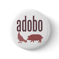 Adobo: Chicken & Pork Pinback Button