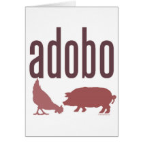 Adobo: Chicken & Pork Greeting Card