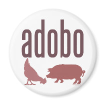 Adobo: Chicken & Pork Refrigerator Magnets