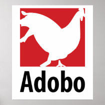 Adobo Chicken Pork Posters