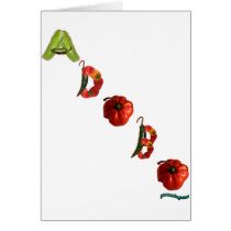Adobo Chili Peppers Greeting Cards