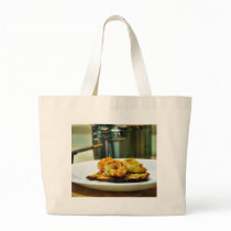 Adobo Shrimp On Potato Galettes Canvas Bag