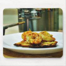Adobo Shrimp On Potato Galettes Mouse Pads