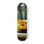 Adobo Shrimp On Potato Galettes Skateboard