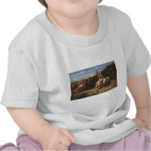 Adolf Schreyer Arab Horseman In A Landscape Tees