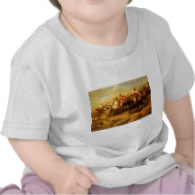 Adolf Schreyer Arabian Horsemen T Shirts
