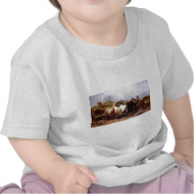 Adolf Schreyer The Watering Place T-shirts