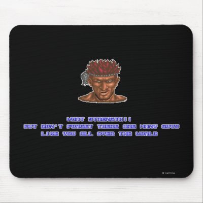 Adon KO'ed Mousepad by streetfighter