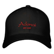 Adonai Name Cap / Hat Embroidered Hats