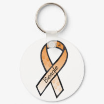Adopt a Beagle Orange Awareness Ribbon keychains by GreyWolfCreation Adopt a Beagle Orange Awareness Ribbon keychains
