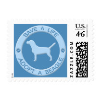 Adopt a Beagle Postage Stamps