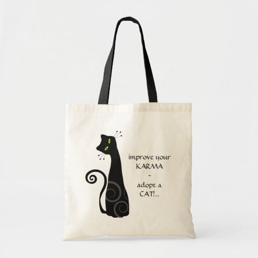 Adopt a Cat Canvas Bag