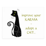 Adopt a Cat Postcard