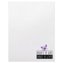 Adopt A Cat Save A Life Letterhead