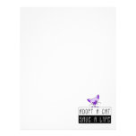 Adopt A Cat Save A Life Letterhead