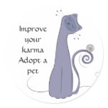 Adopt a Cat Sticker