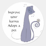 Adopt a Cat Sticker