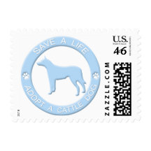 Adopt a Cattle Dog Postage Stamps