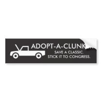 ADOPT-A-CLUNKER BUMPER STICKERS