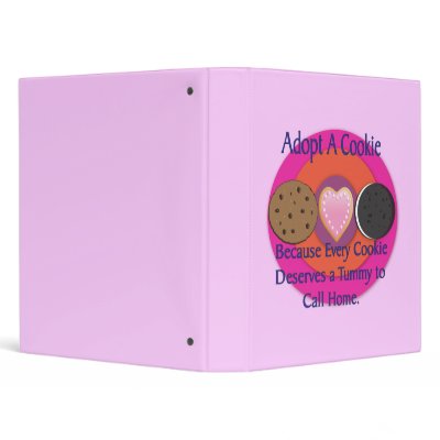 Adopt a Cookie Avery Binder by FlippityTrippity